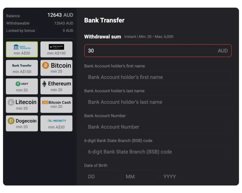 Mate Slots Withdrawal