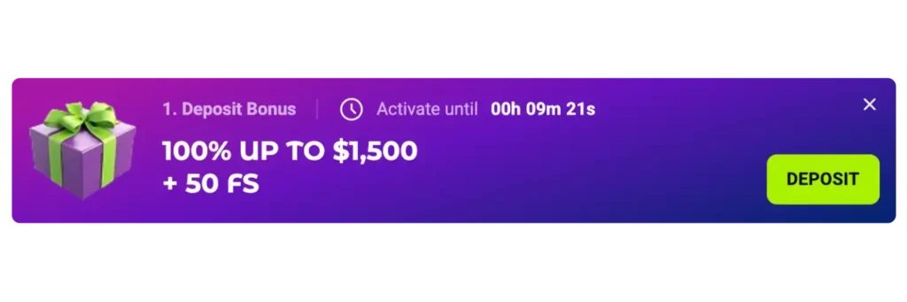 Mateslots deposit bonus